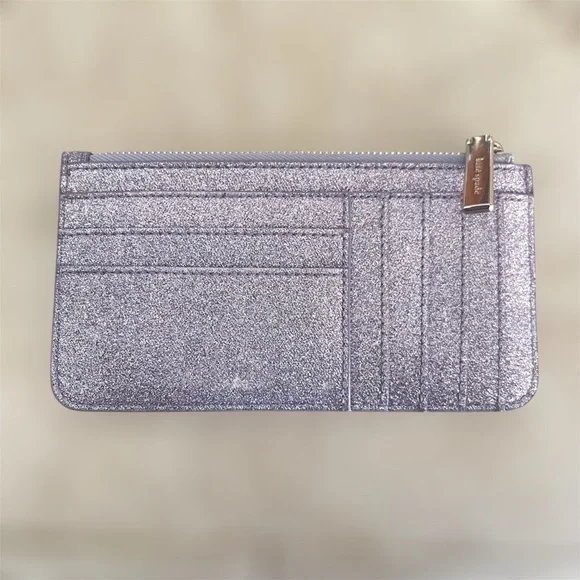 Kate Spade Tinsel Glitter Card Holder - Picture 2 of 2